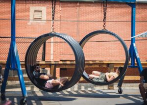 Relaxing on Swings, Photo by Juan Ossa