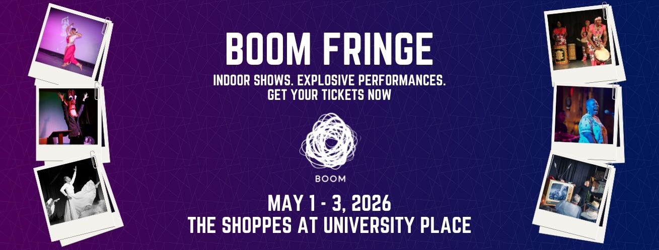BOOM 2026 Fringe Banner